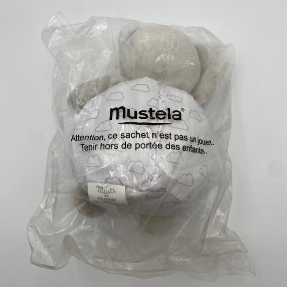 Musti de Mustela Teddy Bear Plush & Baby's Busy Day Board Book Set 8" Baby Toy - Picture 7 of 11